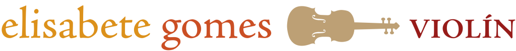 logotipo Elisabete Gomes-violín-Barcelona